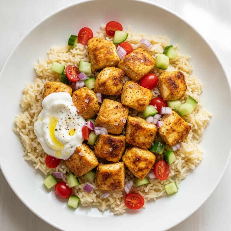Chicken Shawarma Rice Bowl