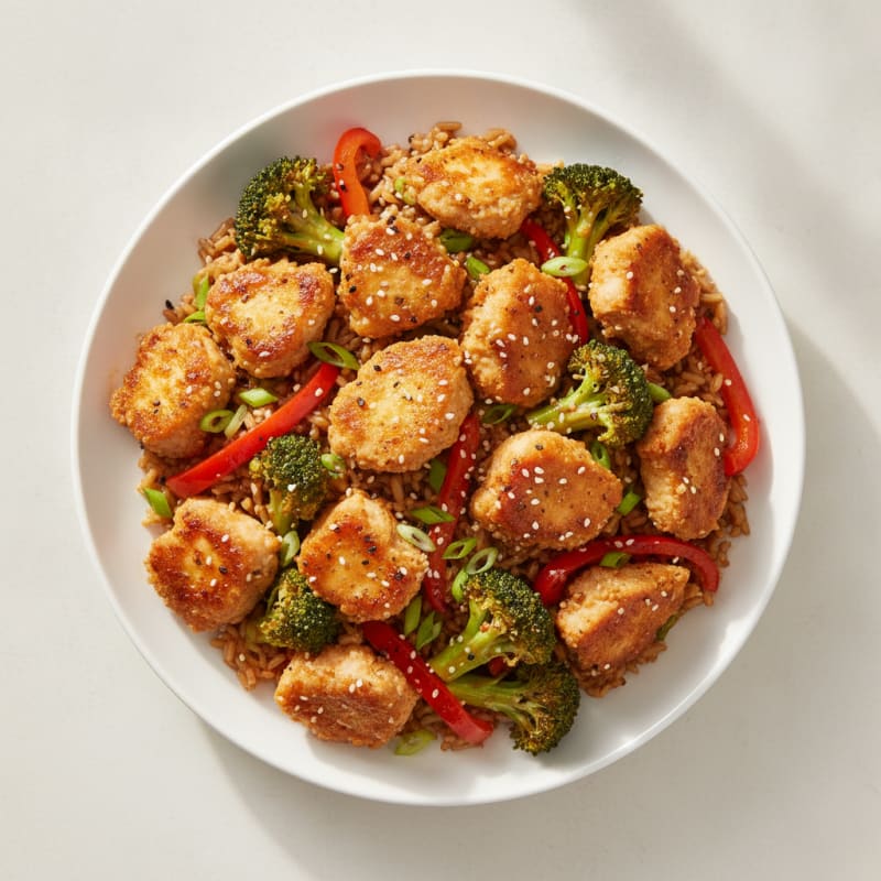 Clean General Tso's Chicken Stir-Fry