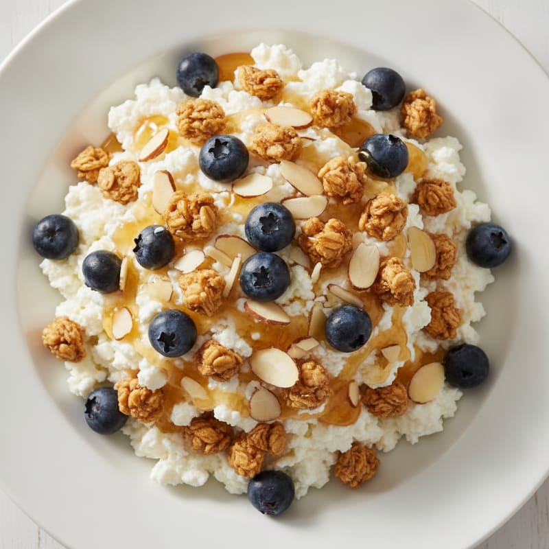 Cottage Cheese and Berry Protein Parfait