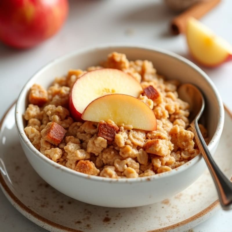 Creamy Cinnamon Apple Baked Oatmeal