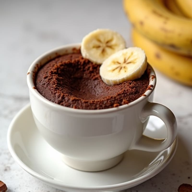 Healthy Chocolate Protein Mug Cake