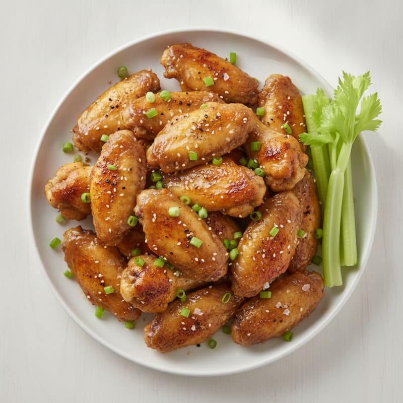 Honey-Garlic Glazed Chicken Wings