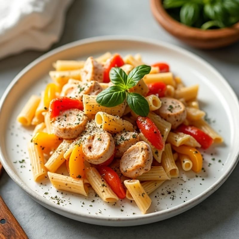 Creamy Cajun Chicken Pasta with Bell Peppers