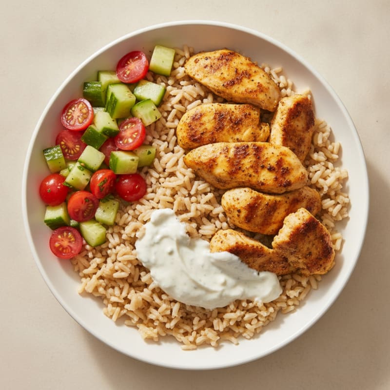 Chicken Shawarma Rice Bowl