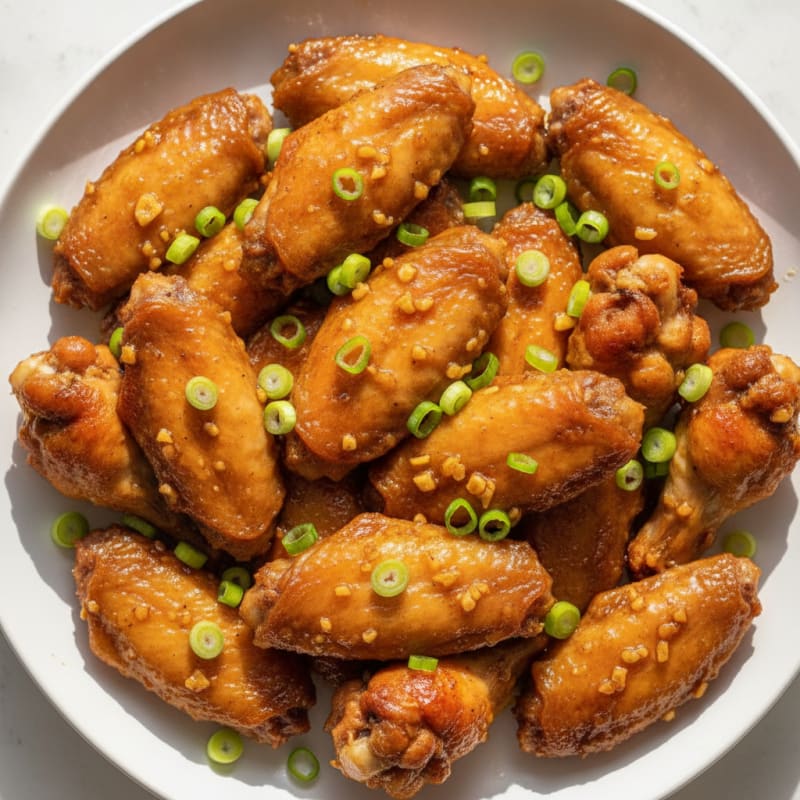 Baked Honey-Garlic Chicken Wings