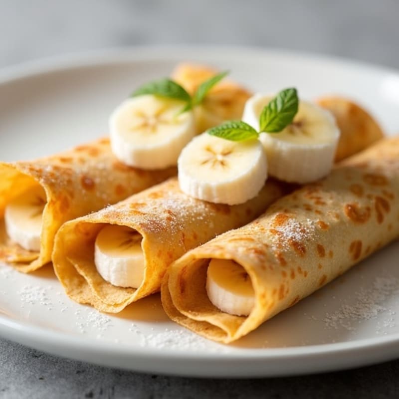 Protein-Rich Almond Butter Banana Crepes