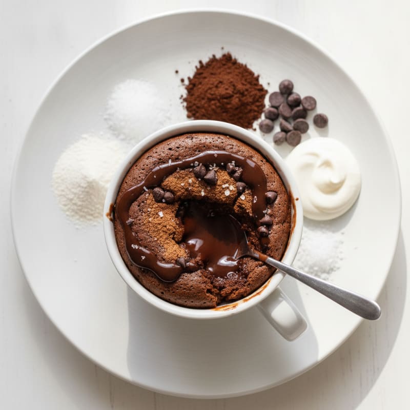 Decadent Chocolate Protein Mug Cake