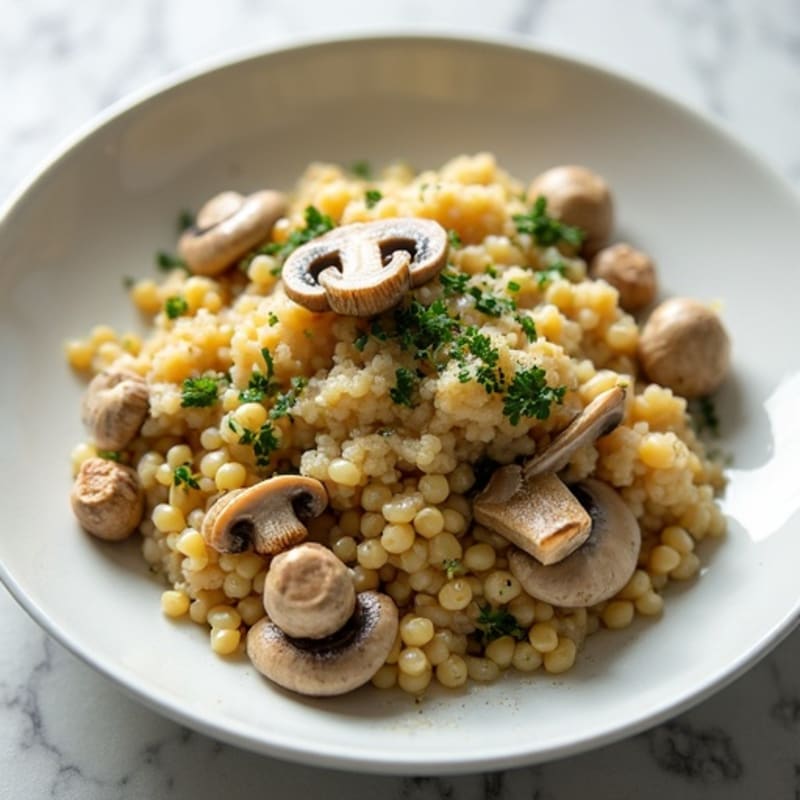 Creamy Wild Mushroom Cauliflower Risotto