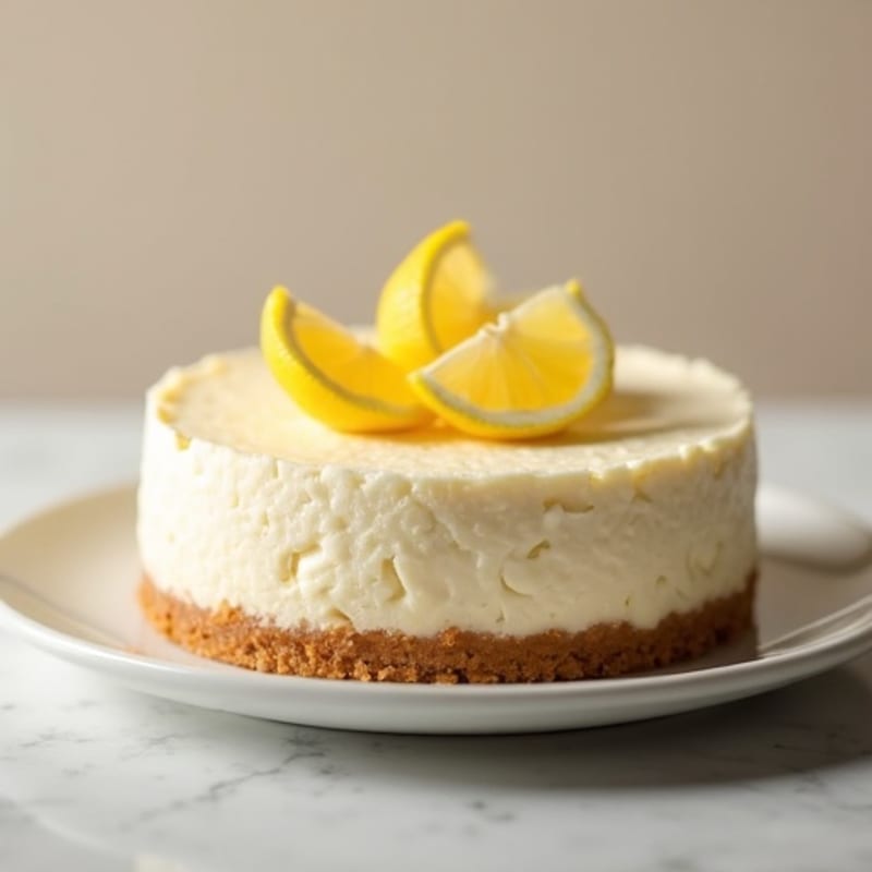 Creamy Greek Yogurt Protein Cheesecake