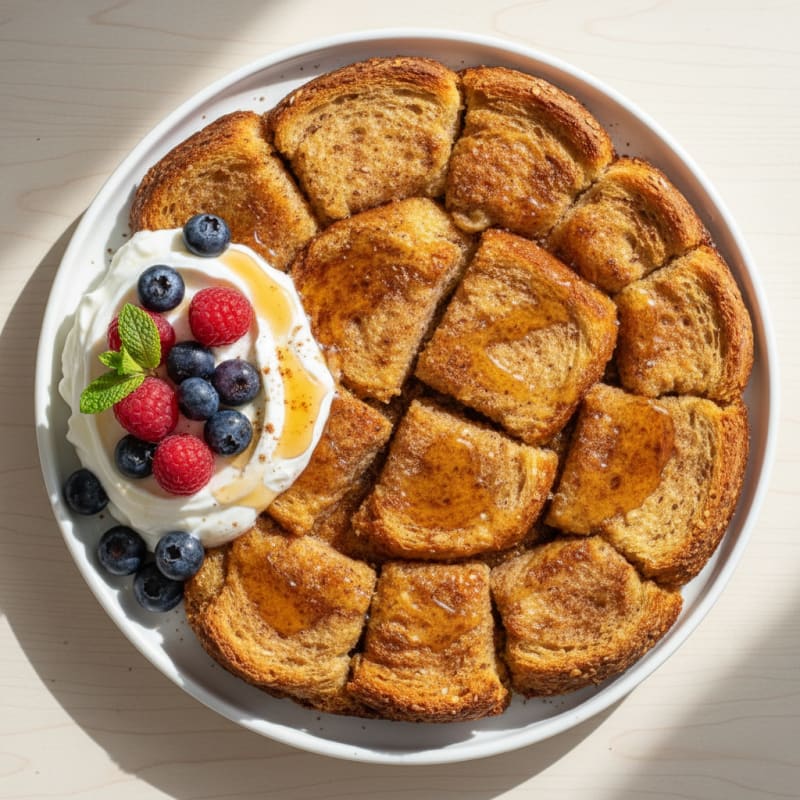 Golden Crispy French Toast Bake