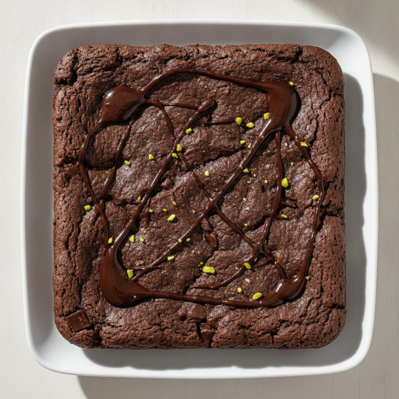 Fudgy Dark Chocolate Brownies