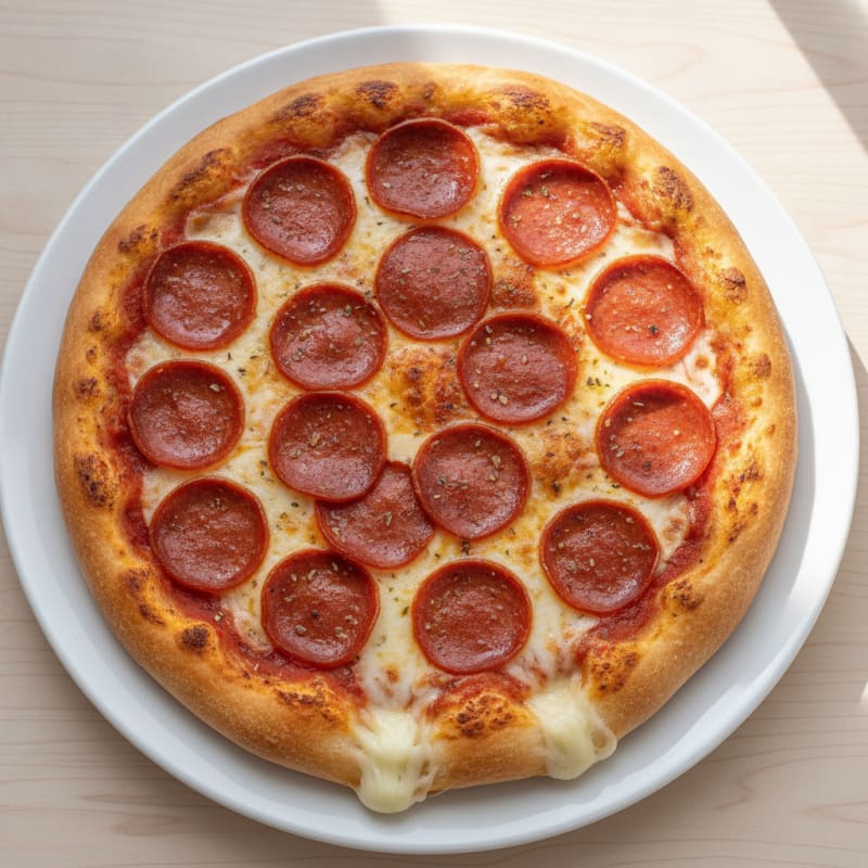 Stuffed Crust Pepperoni Pizza