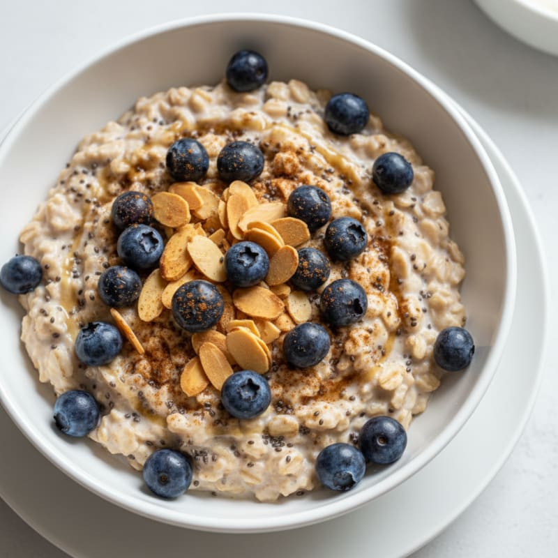 Blueberry Almond Overnight Oats