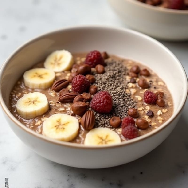 Protein-Packed Chocolate Banana Rolled Oats