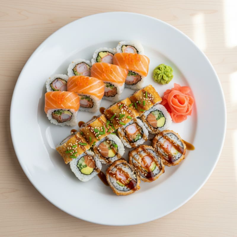 Assorted Fresh Sushi Rolls