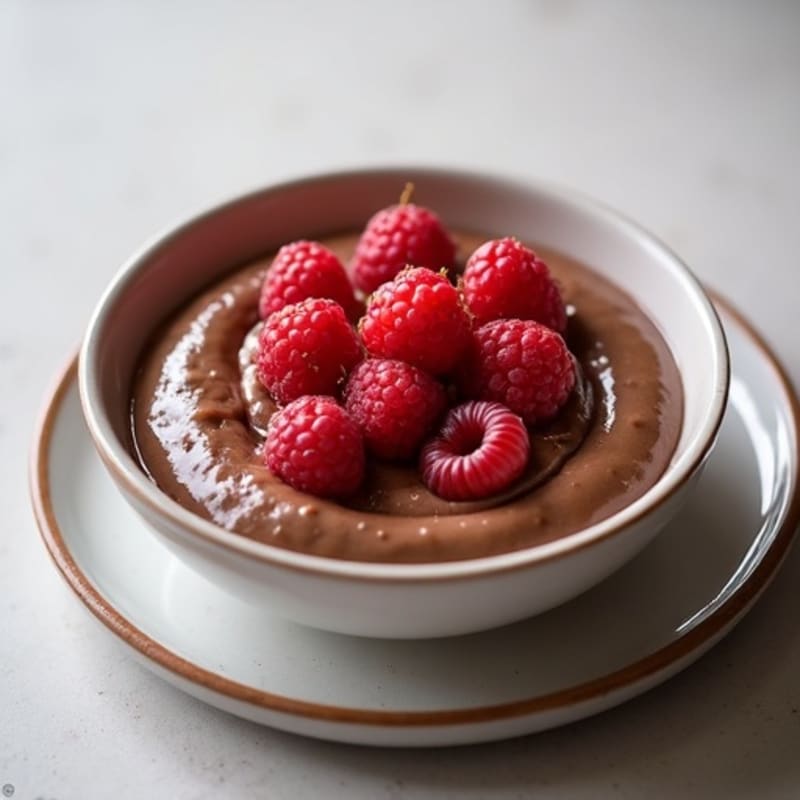 Silky Chocolate Protein Pudding with Greek Yogurt