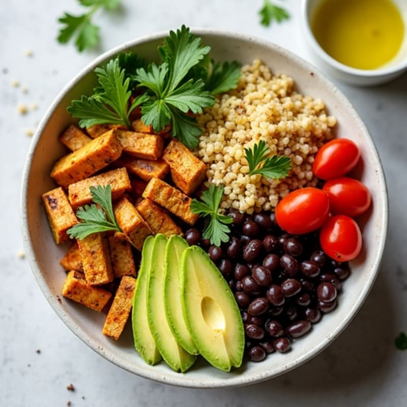 Zesty Lime Quinoa Black Bean Bowl