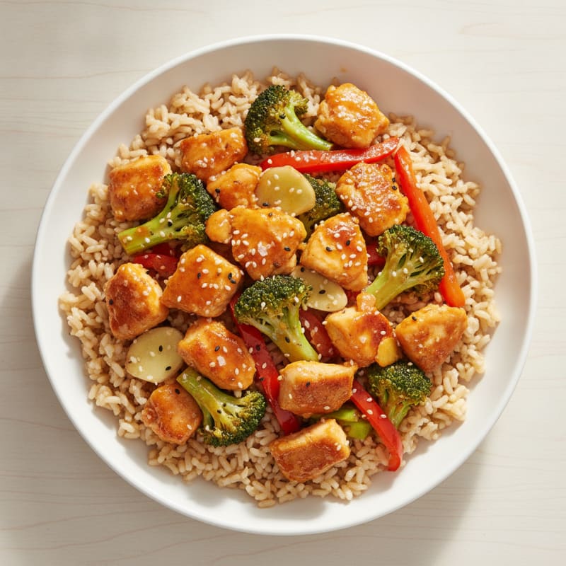 Orange Glazed Chicken Stir-Fry