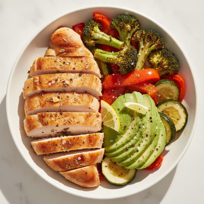 Herb-Roasted Chicken with Roasted Vegetables