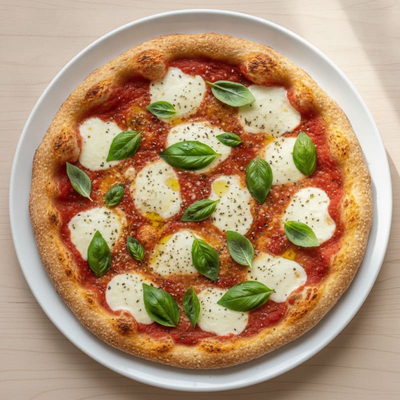 Classic Margherita Pizza with Fresh Basil