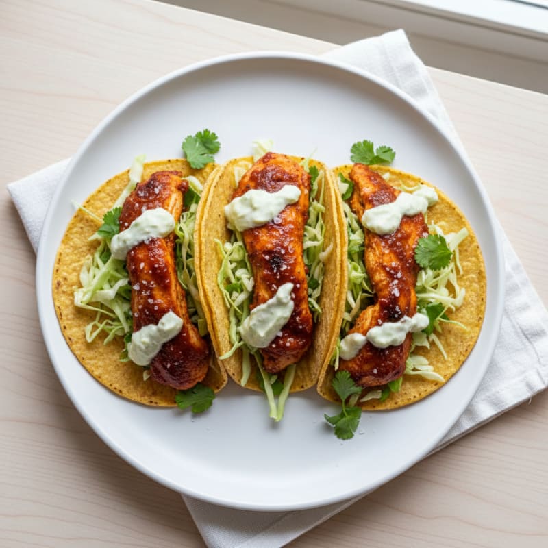 Crispy Chipotle Chicken Tacos