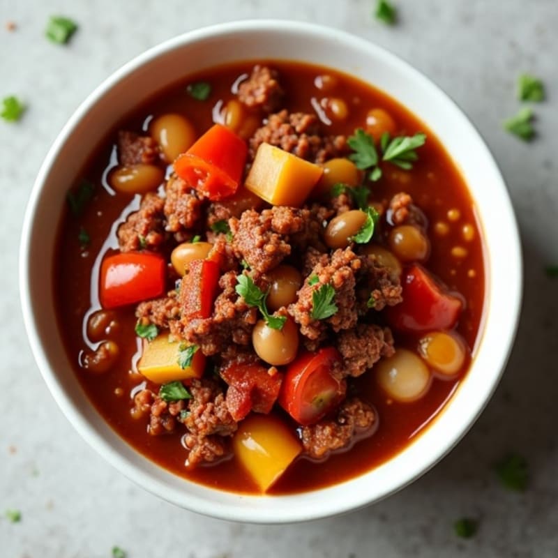 Healthy Slow Cooker Beef Chili