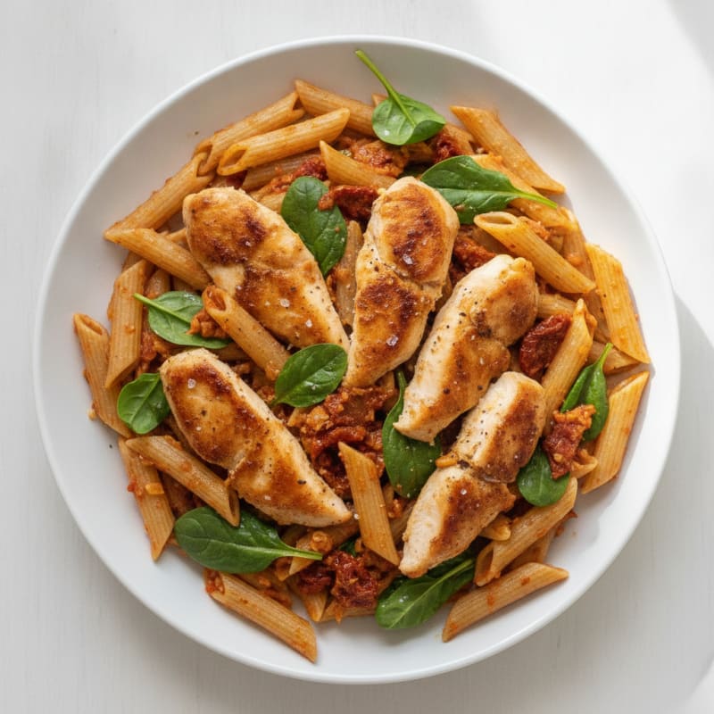 Sun-Dried Tomato Pesto Chicken Pasta