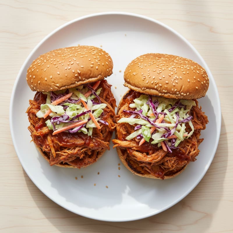 Slow-Cooked BBQ Pulled Pork Sandwiches