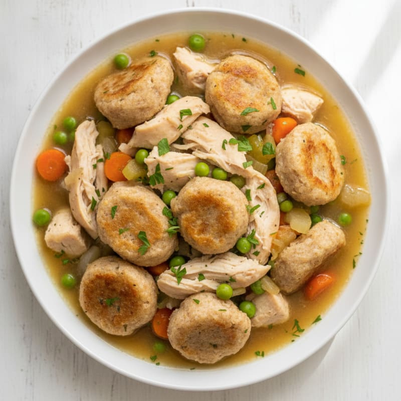 Homestyle Chicken and Herb Dumplings