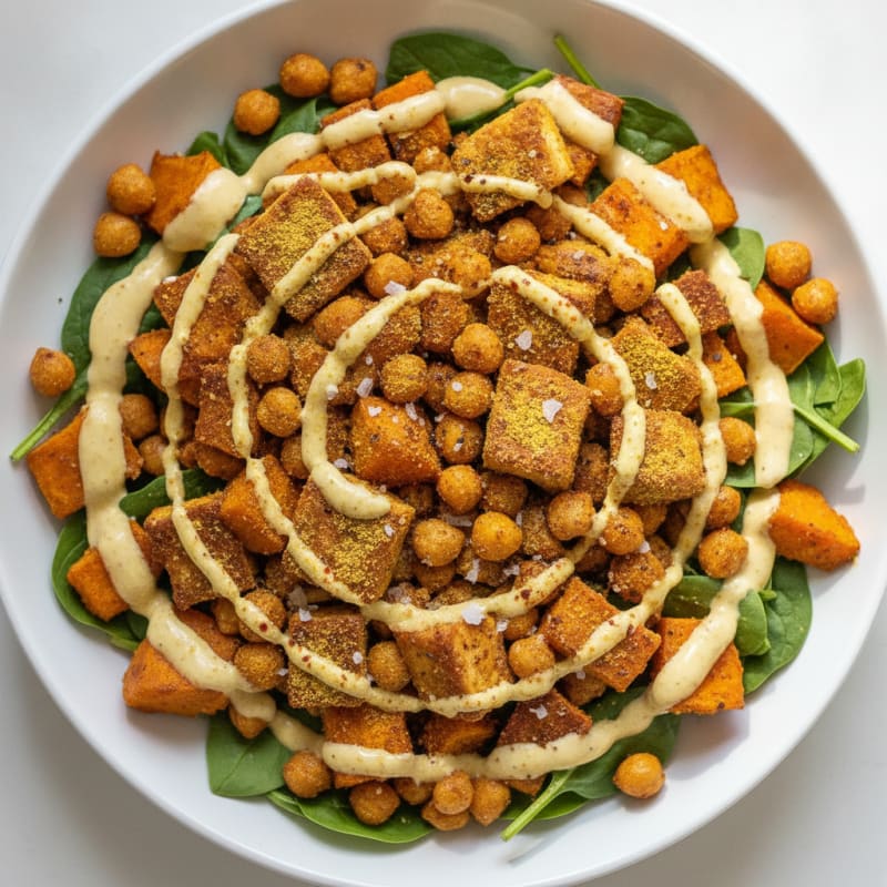 Roasted Sweet Potato & Chickpea Bowl