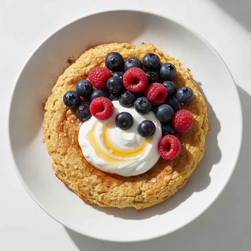 Fluffy Berry Pancake Bowl