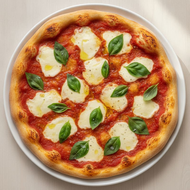 Classic Margherita Pizza with Fresh Basil