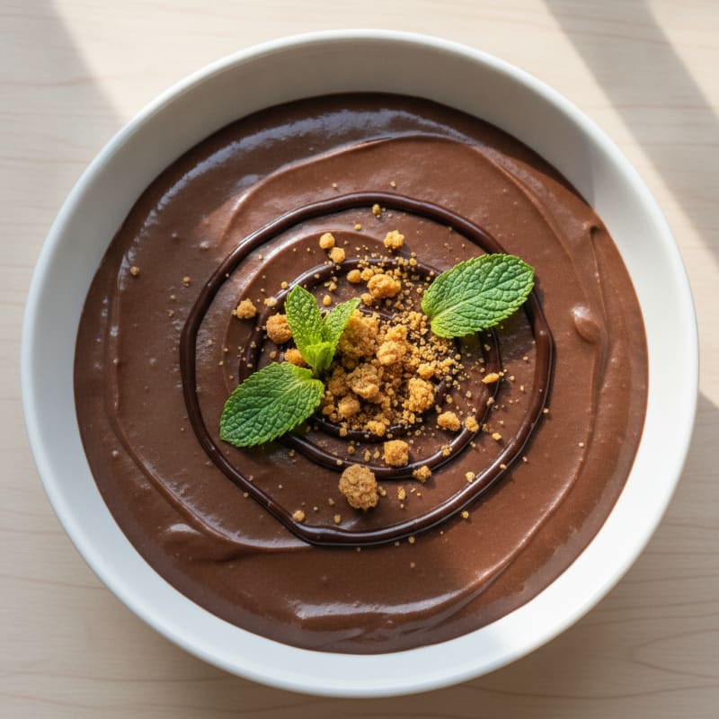 Silky Chocolate Protein Pudding