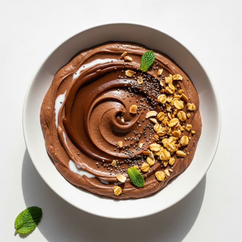 Silky Chocolate Protein Pudding