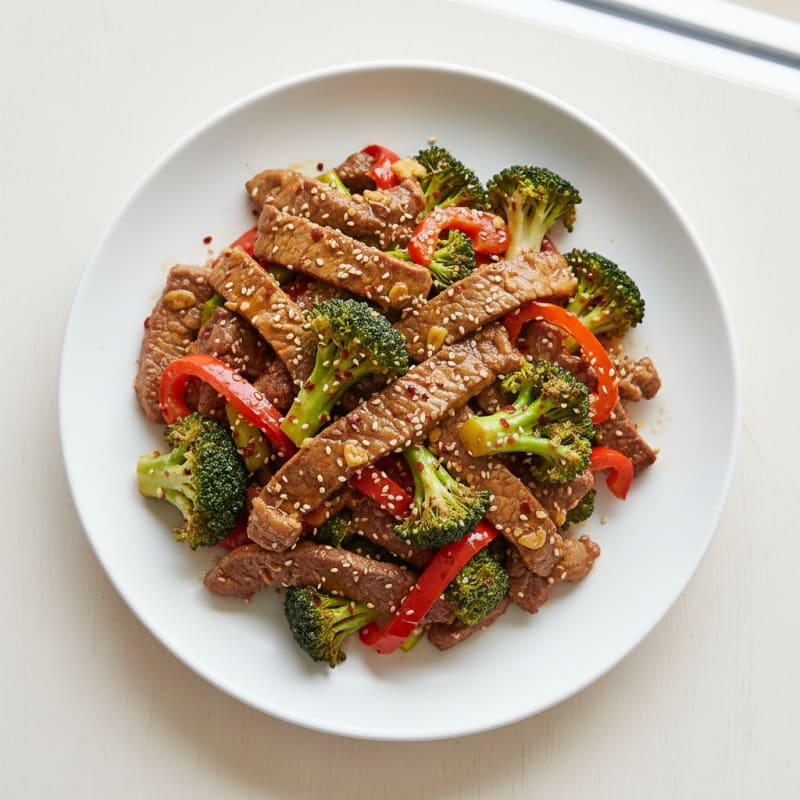 Tender Sesame-Ginger Beef Stir-Fry