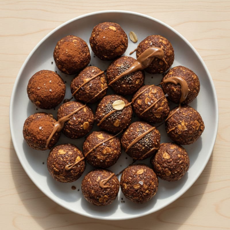 No-Bake Chocolate Peanut Butter Energy Bites