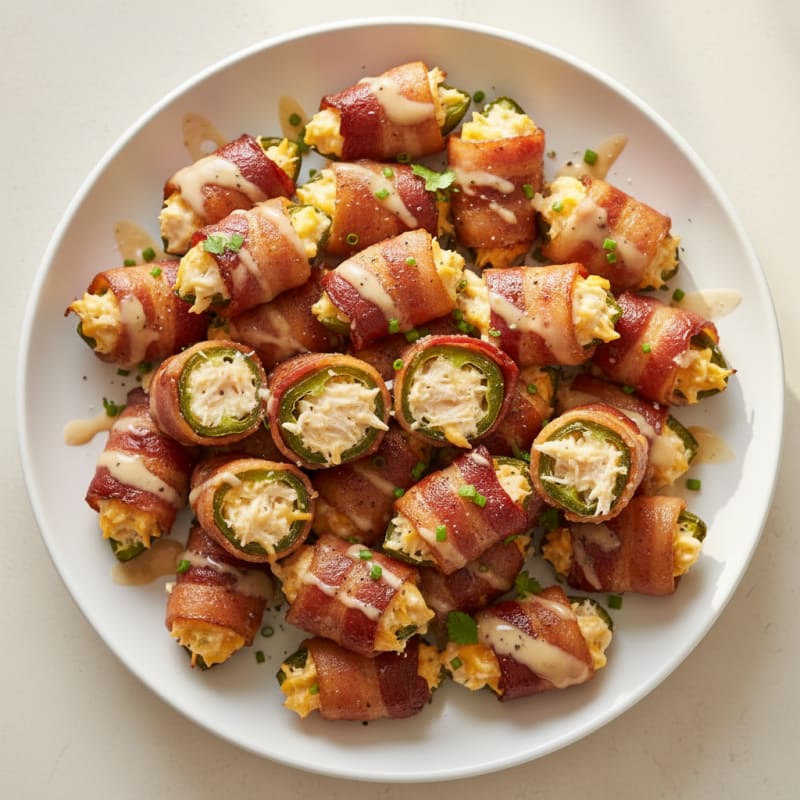 Baked Jalapeño Poppers with Bacon