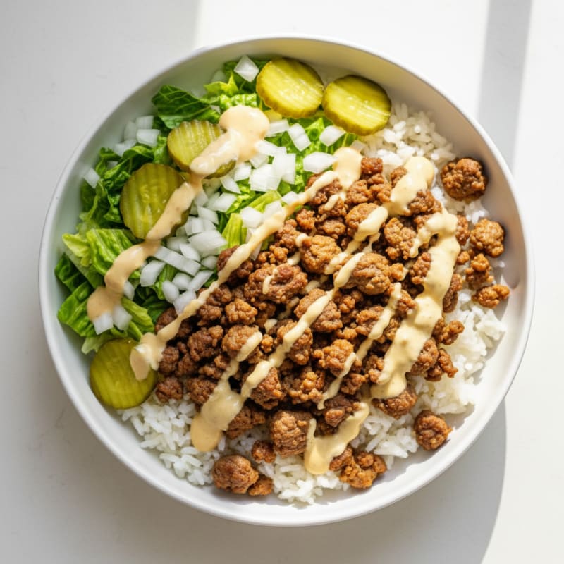 Crispy Beef and Special Sauce Bowl