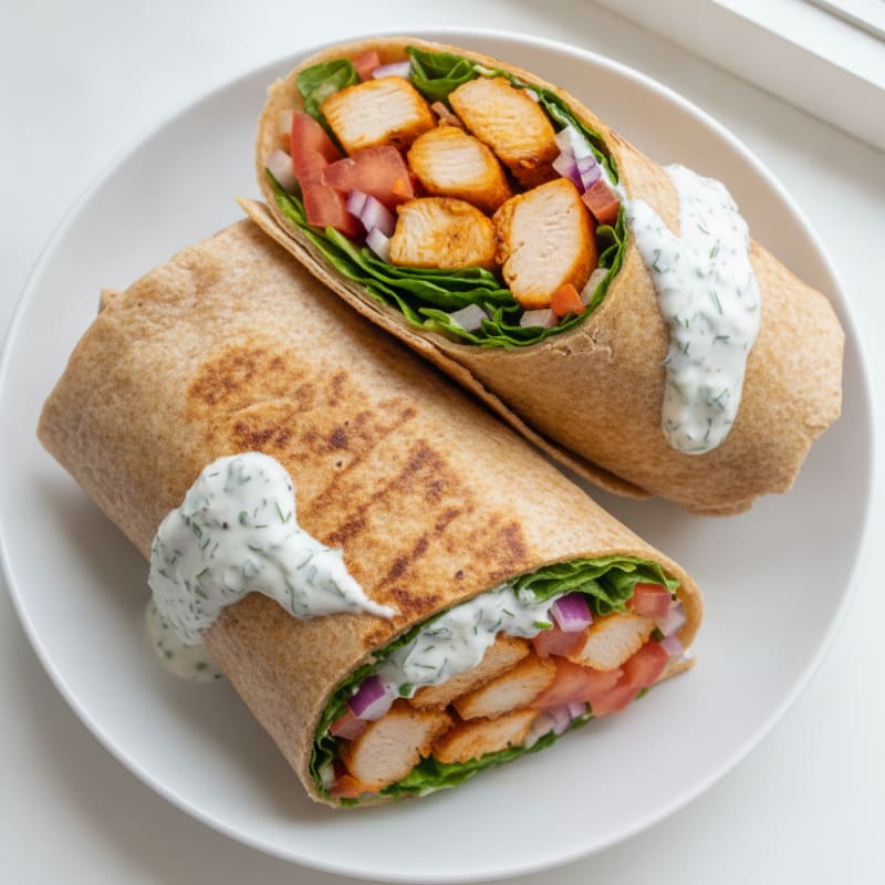 Buffalo Ranch Chicken Wrap