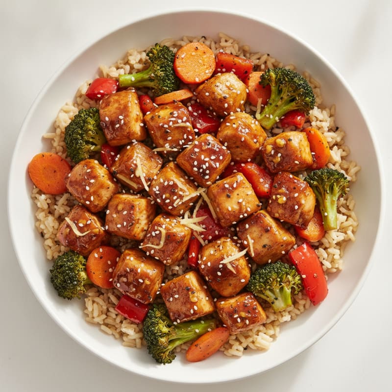 Teriyaki Chicken with Roasted Vegetables