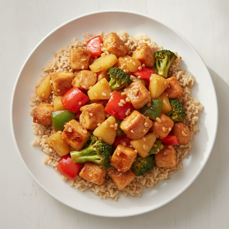 Sweet and Sour Chicken Stir-Fry