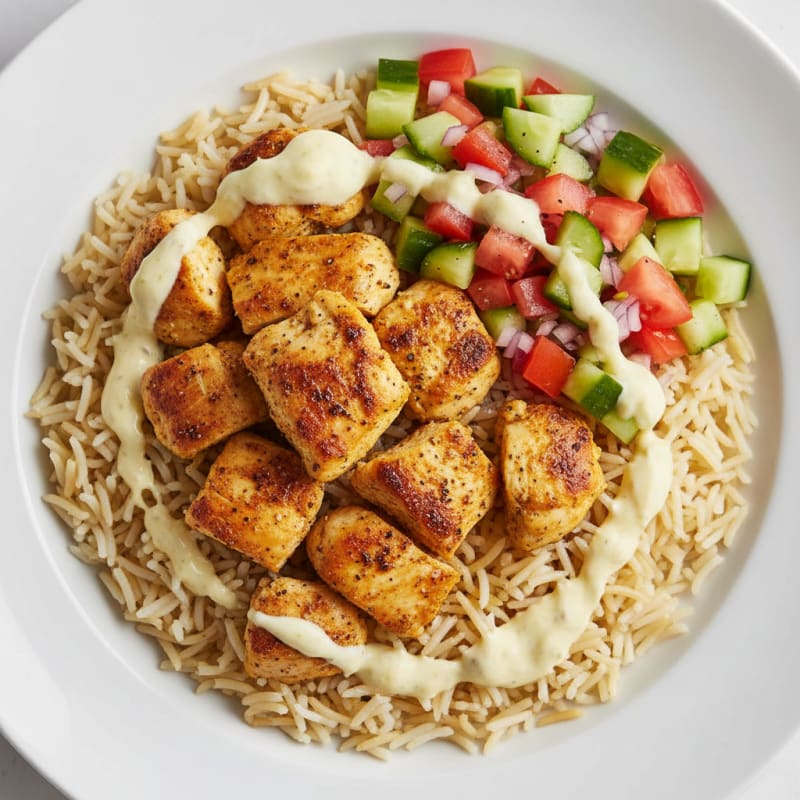 Chicken Shawarma Rice Bowl