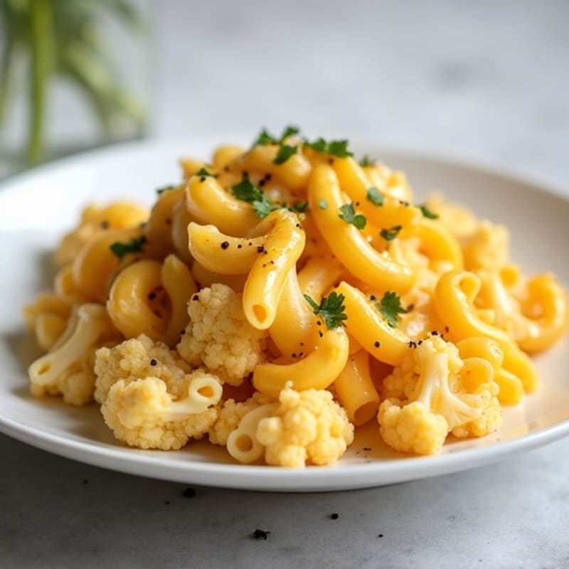 Protein-Packed Cauliflower Mac with Sharp Cheddar