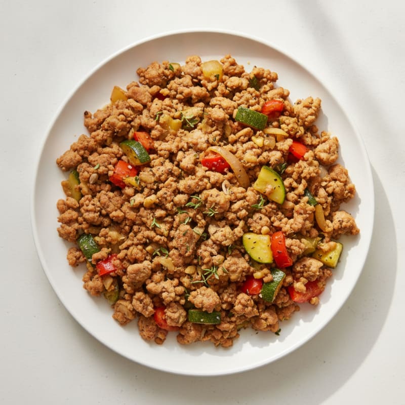 Herb-Seasoned Ground Turkey Skillet