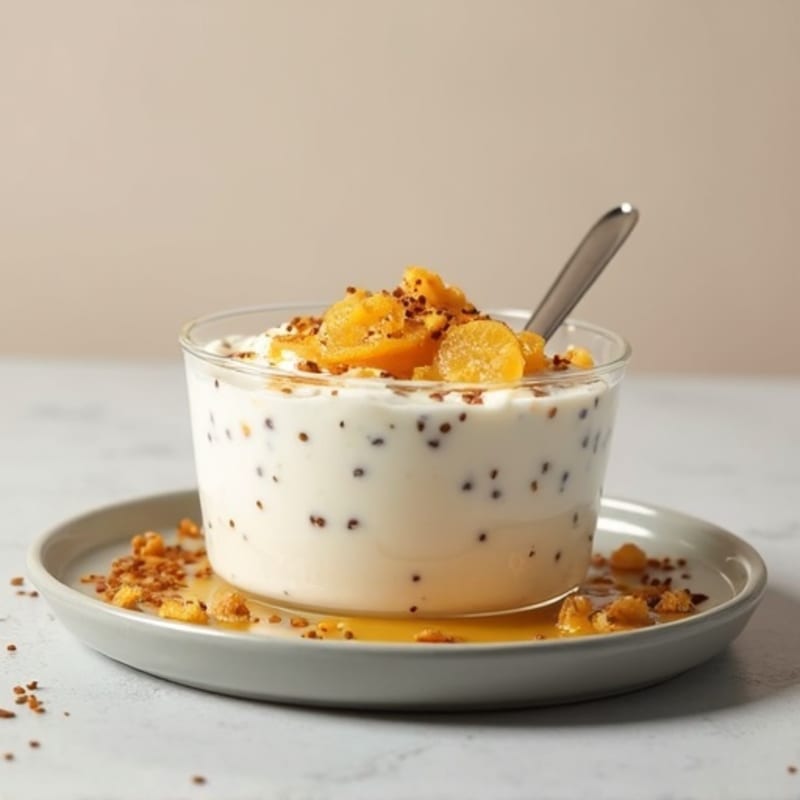 Vanilla-Honey Greek Yogurt Chia Pudding