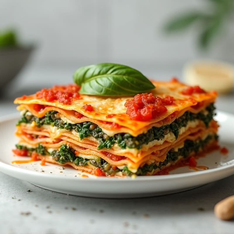 Hearty Layered Veggie Lasagna