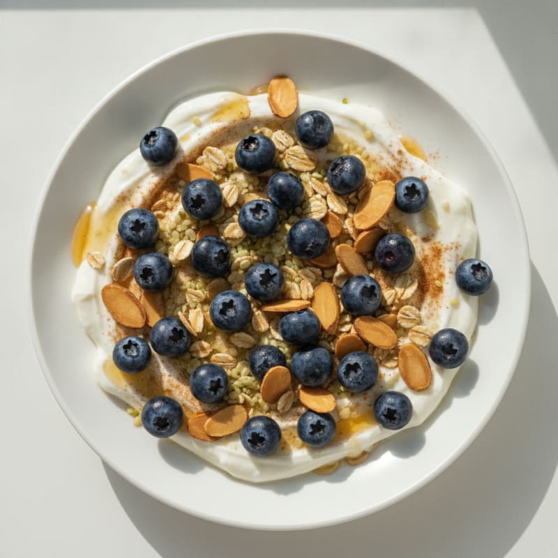 Vanilla Blueberry Yogurt Delight