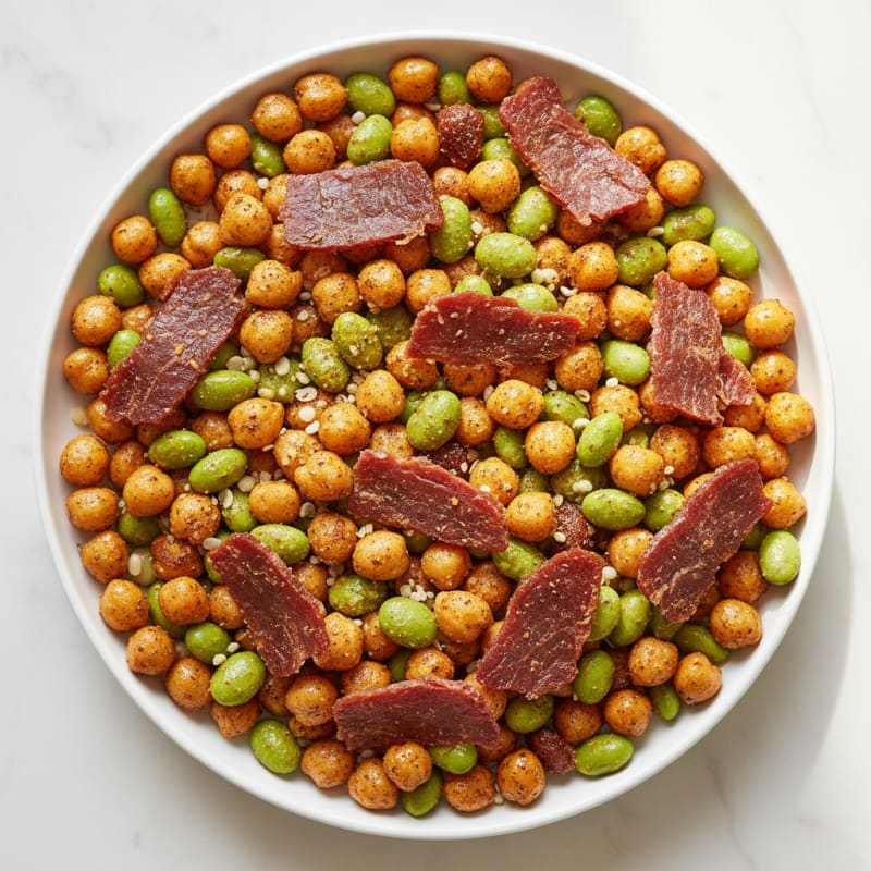 Crispy Roasted Chickpea Snack Mix