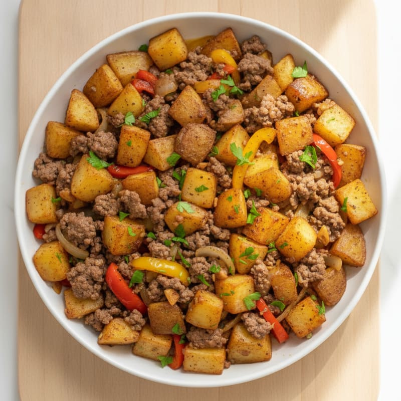 Ground Beef and Potato Skillet