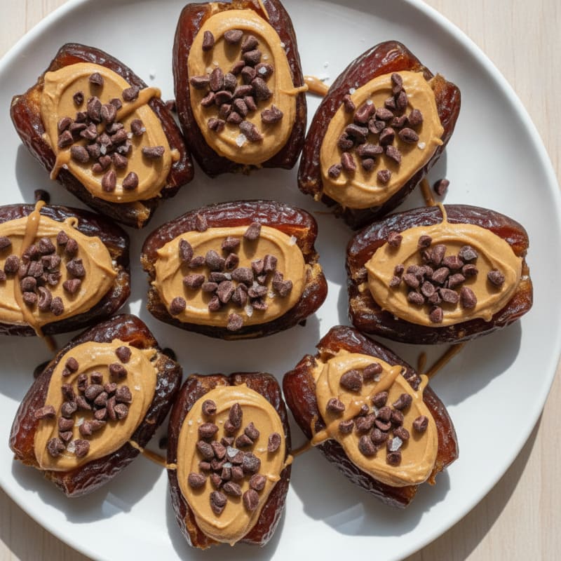 No-Bake Chocolate Peanut Butter Date Bites